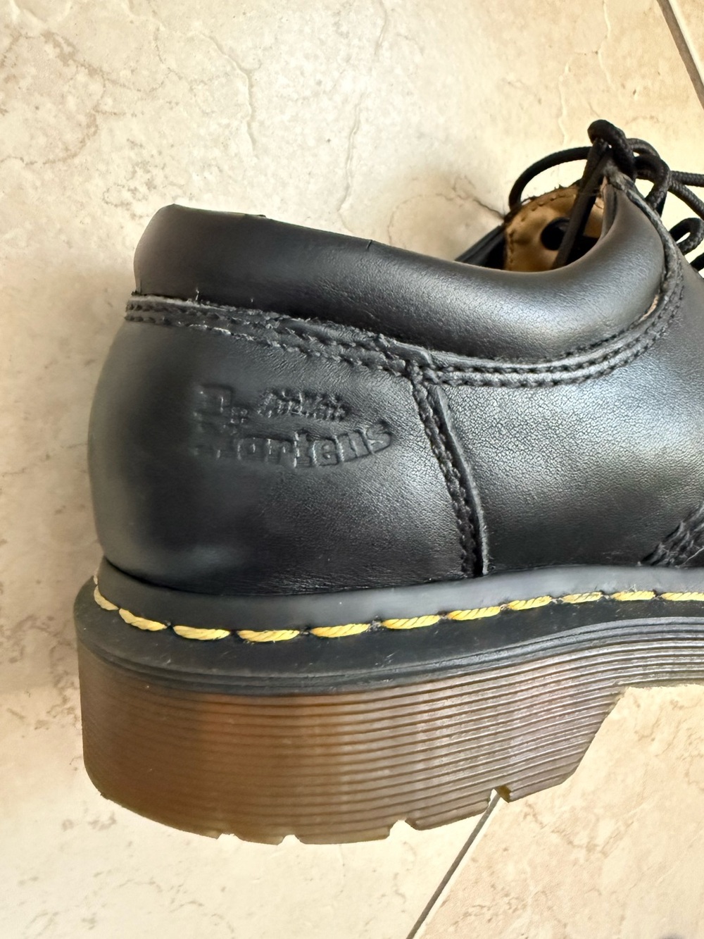 Dr. Martens Black Leather Oxfords 8053 *As Is* - Picture 6 of 10